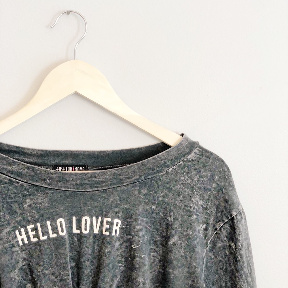 Hello Lover Knotted Crop Top